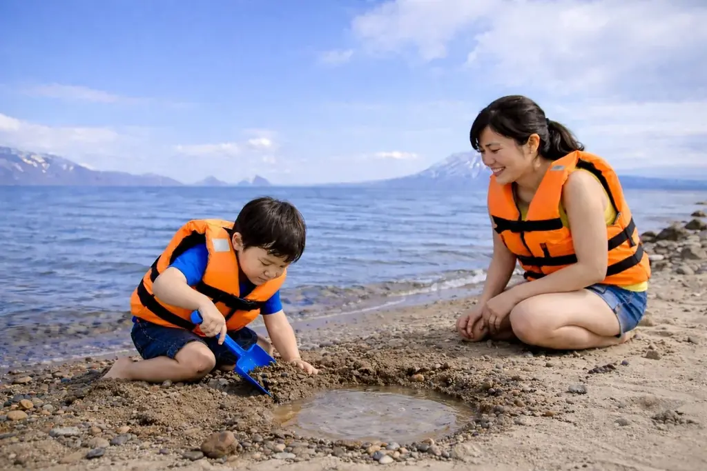 【奥札幌の秘湯　湖畔の宿支笏湖　丸駒温泉旅館】温暖化に負けない、支笏湖の新たな涼。大自然を守り、魅力を体感する「支笏湖ビーチby丸駒温泉」が誕生！ 画像 4