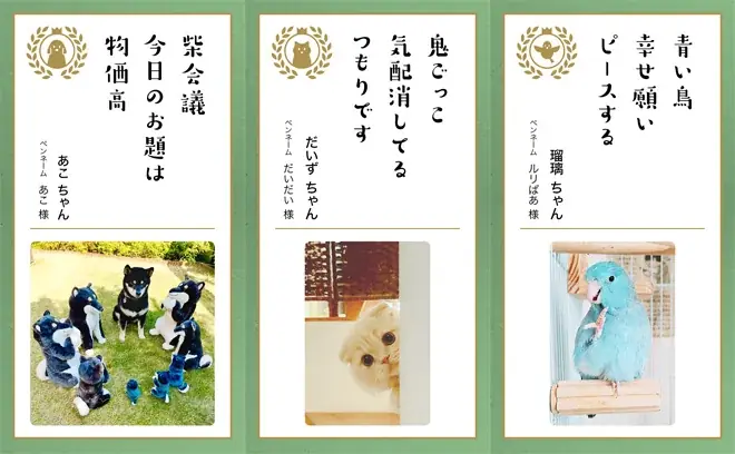 アニコム損保の第十一回「どうぶつ川柳」作品募集を開始 画像 2