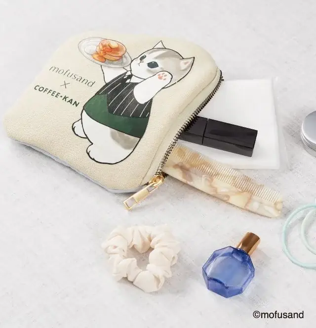 「mofusand」×『珈琲館』初のコラボにゃんこたちと過ごす喫茶店のひとときを描いた、数量限定サマーバッグを6月1日（月）より予約開始、7月2日（木）より一般発売 画像 4
