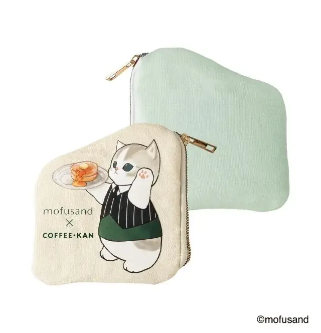 「mofusand」×『珈琲館』初のコラボにゃんこたちと過ごす喫茶店のひとときを描いた、数量限定サマーバッグを6月1日（月）より予約開始、7月2日（木）より一般発売 画像 5