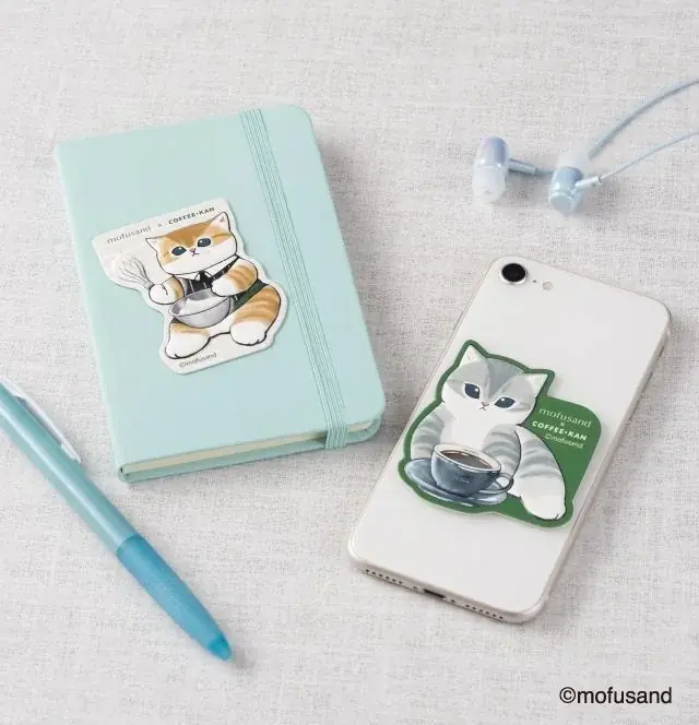 「mofusand」×『珈琲館』初のコラボにゃんこたちと過ごす喫茶店のひとときを描いた、数量限定サマーバッグを6月1日（月）より予約開始、7月2日（木）より一般発売 画像 6