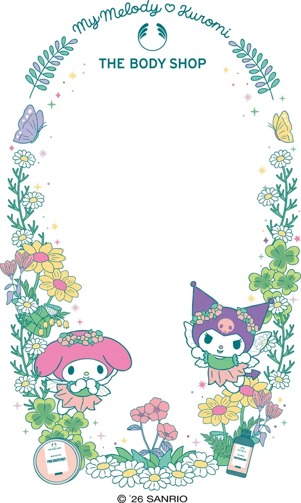 限定デザインミニバッグやステッカーがもらえる！ マイメロディ&クロミ×ザボディショップ コラボレーションキャンペーン 6月4日(木)開始 画像 10