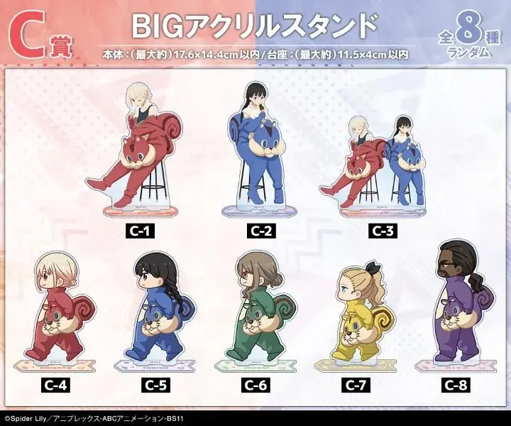 TVアニメ「リコリス・リコイル」 描き下ろし 着ぐるみver. オンラインくじが販売開始！ 画像 4