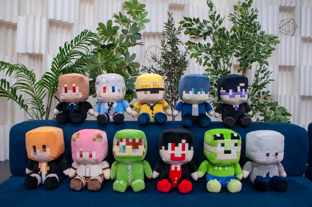 カラフルピーチ全員のマインクラフトスキンぬいぐるみが登場！6月1日より販売開始 画像 3