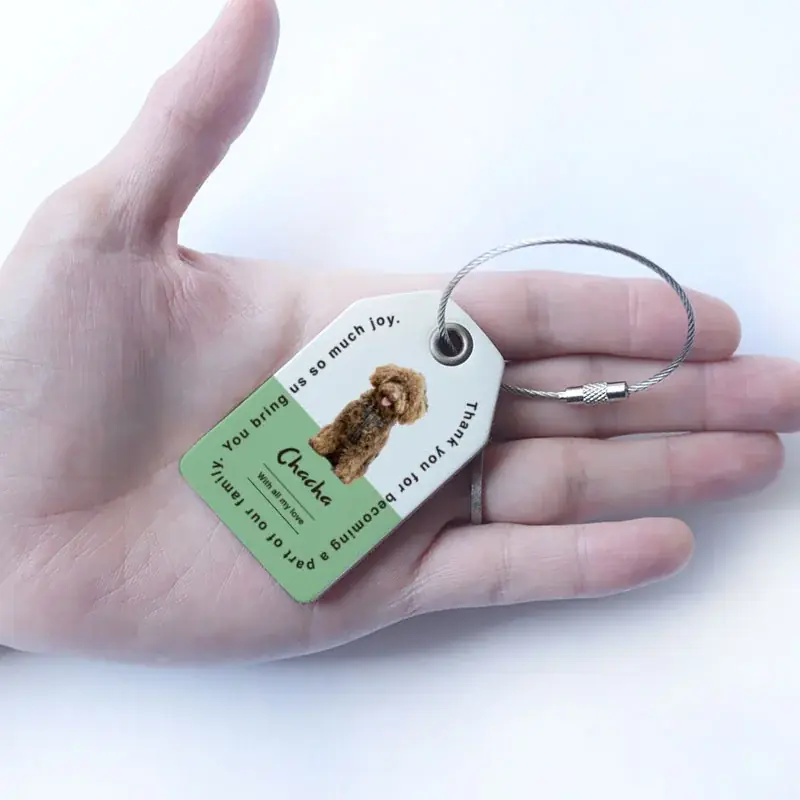 父の日に見守る“うちの子”を贈る。ペットの写真でつくるお守りキーホルダーが新登場。 画像 9
