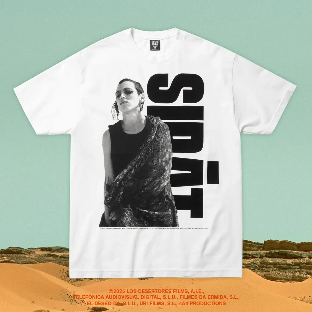 GEEKS RULE最新作、カンヌ4冠の話題作映画『SIRAT』のコラボレーションTシャツ２型を2026年6月5日（金）に表参道ヒルズ「ODORIBA」にて先行発売開始 画像 2