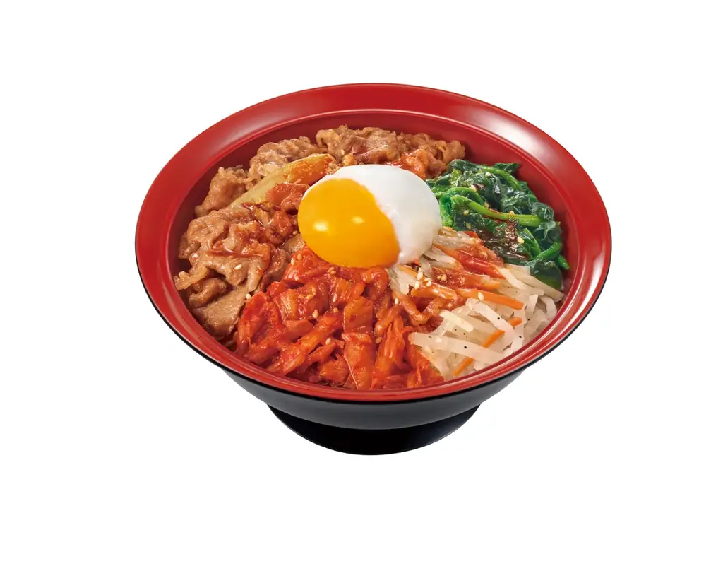 【すき家】野菜どっさり！ガツガツうまい！すき家が「おんたまビビンバ牛丼」を販売！ 画像 2