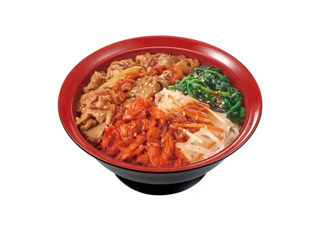 【すき家】野菜どっさり！ガツガツうまい！すき家が「おんたまビビンバ牛丼」を販売！ 画像 3