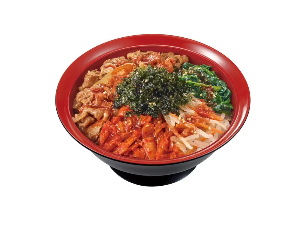 【すき家】野菜どっさり！ガツガツうまい！すき家が「おんたまビビンバ牛丼」を販売！ 画像 5