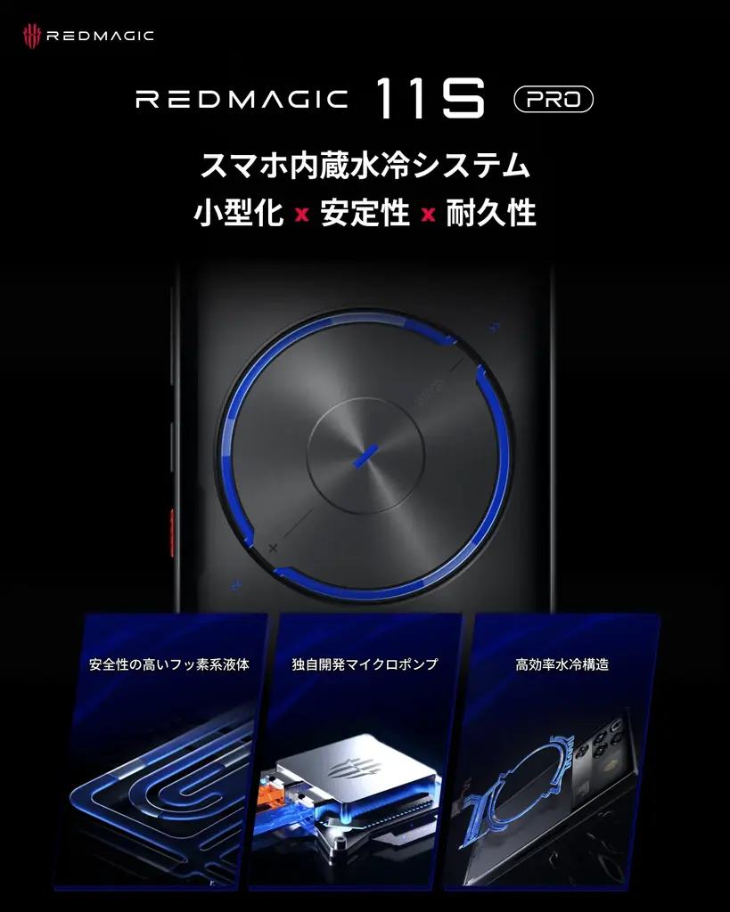 性能最高峰チップと水冷技術を搭載したゲーミングスマホ「REDMAGIC 11S Pro」、6月9日より先行予約販売を開始——ゲーム体験を再定義するフラッグシップ 画像 5