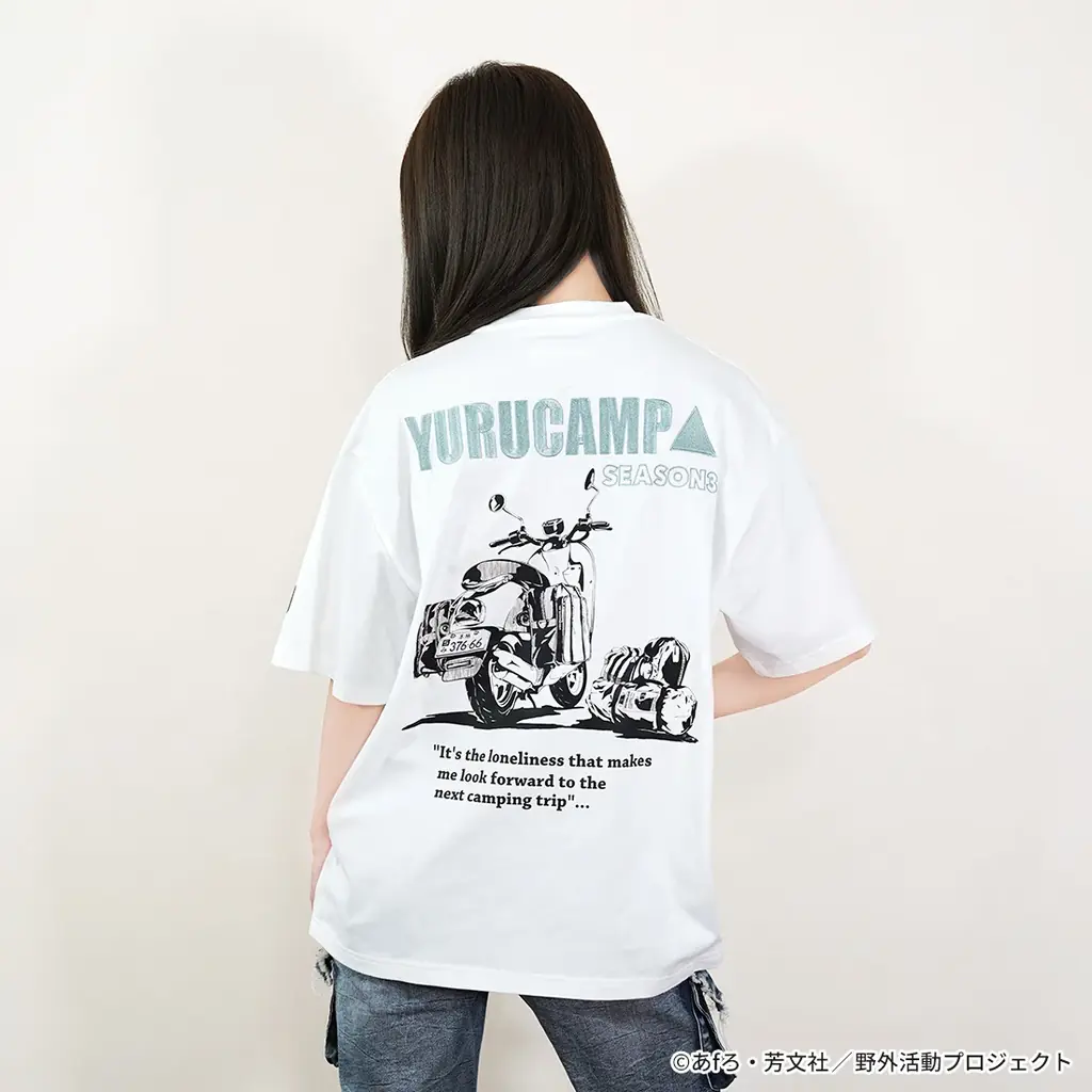 【TVアニメ『ゆるキャン△ SEASON３』】Tシャツ リンバイクgraphicシリーズ発売！ 画像 3