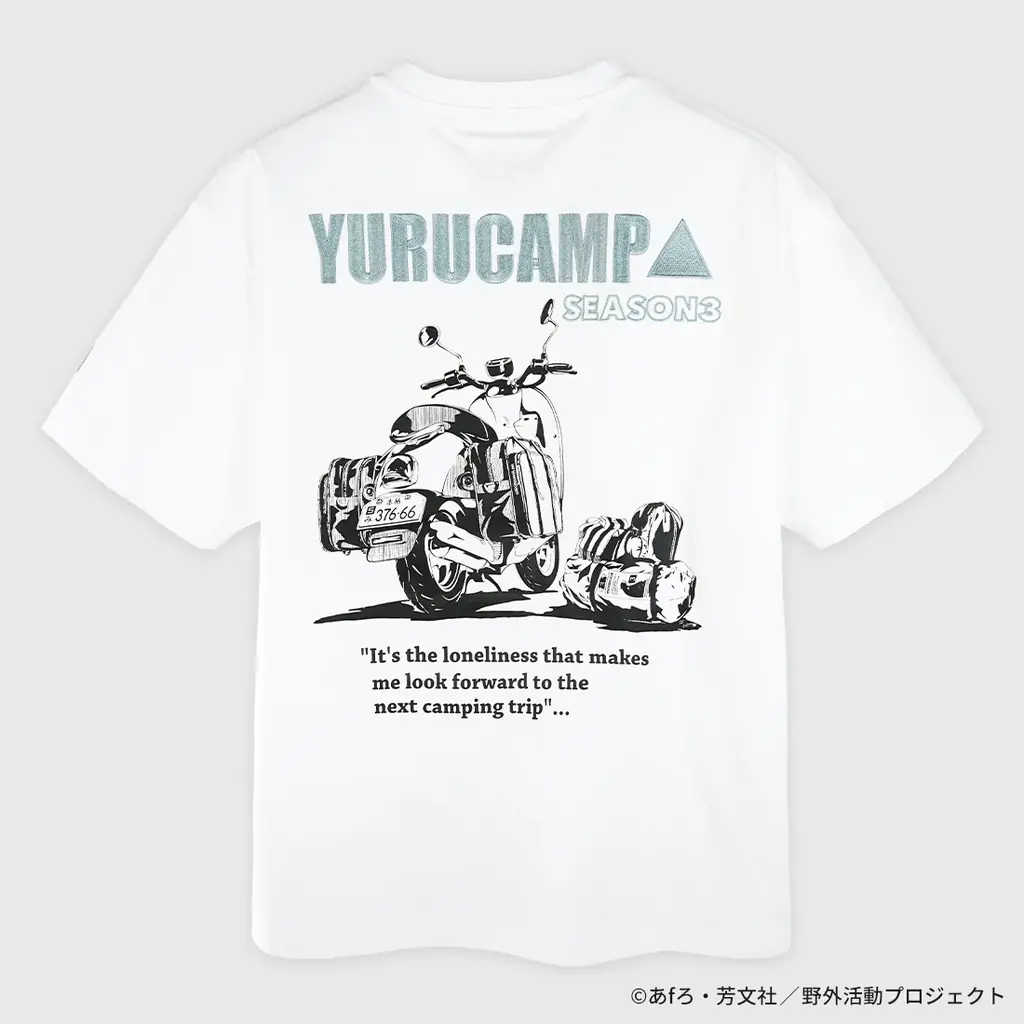 【TVアニメ『ゆるキャン△ SEASON３』】Tシャツ リンバイクgraphicシリーズ発売！ 画像 5
