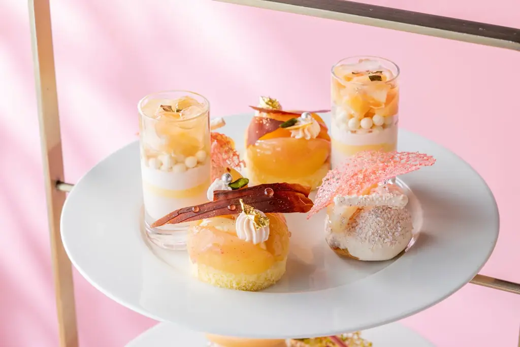 旬の桃と芳醇なお茶を味わう「ピーチ＆ティーセレクションアフタヌーンティー」 7月1日より提供開始 画像 3