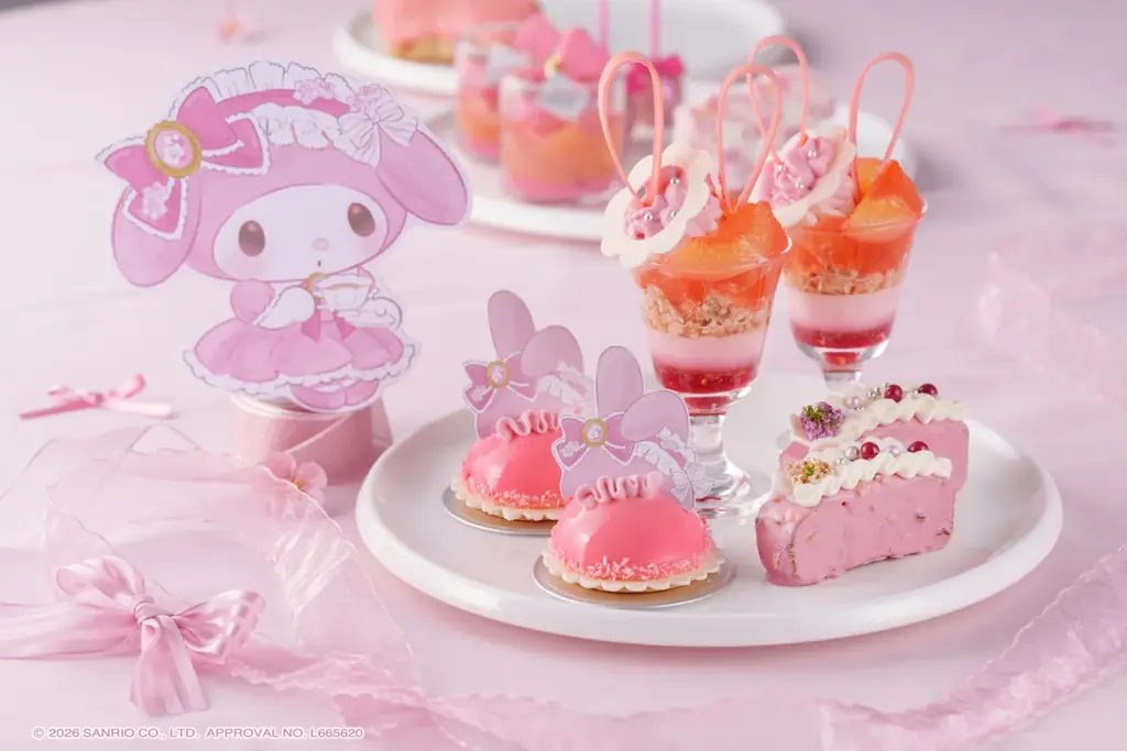 マイメロディと過ごす夏の桃色アフタヌーンティー「My Melody Peach Tea Party」【ウェスティンホテル仙台】 画像 2