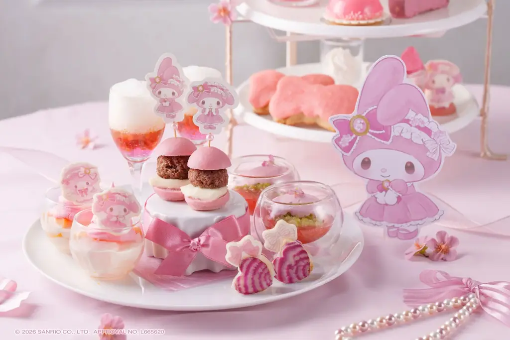 マイメロディと過ごす夏の桃色アフタヌーンティー「My Melody Peach Tea Party」【ウェスティンホテル仙台】 画像 3