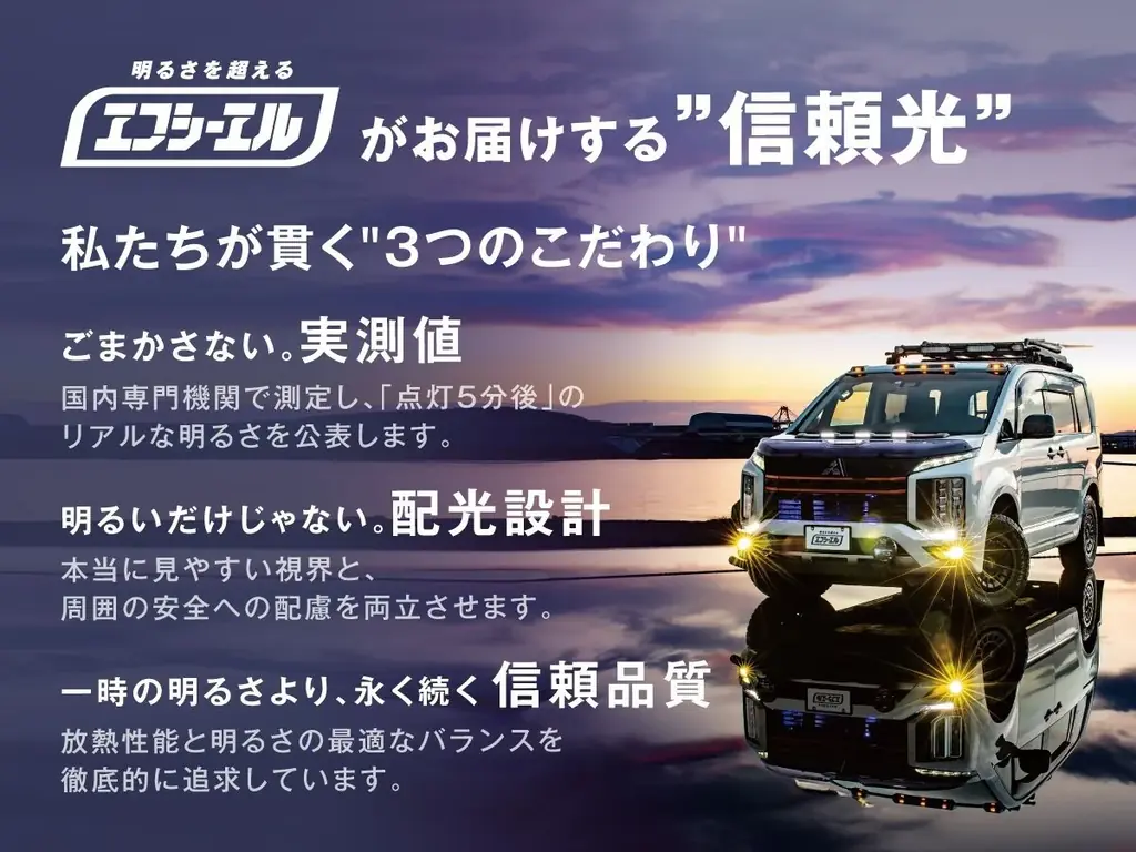 梅雨のドライブを快適にするライトをプレゼント！エフシーエルが全商品対象のモニター企画を始動 画像 4