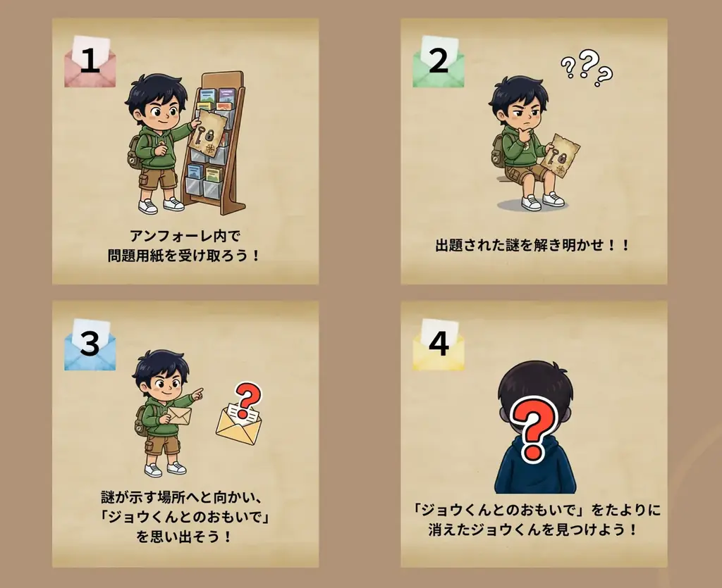 謎の手紙を頼りに、消えた友達を探せ！？愛知県安城市で参加無料の周遊謎解き宝探しが開催！ 画像 2