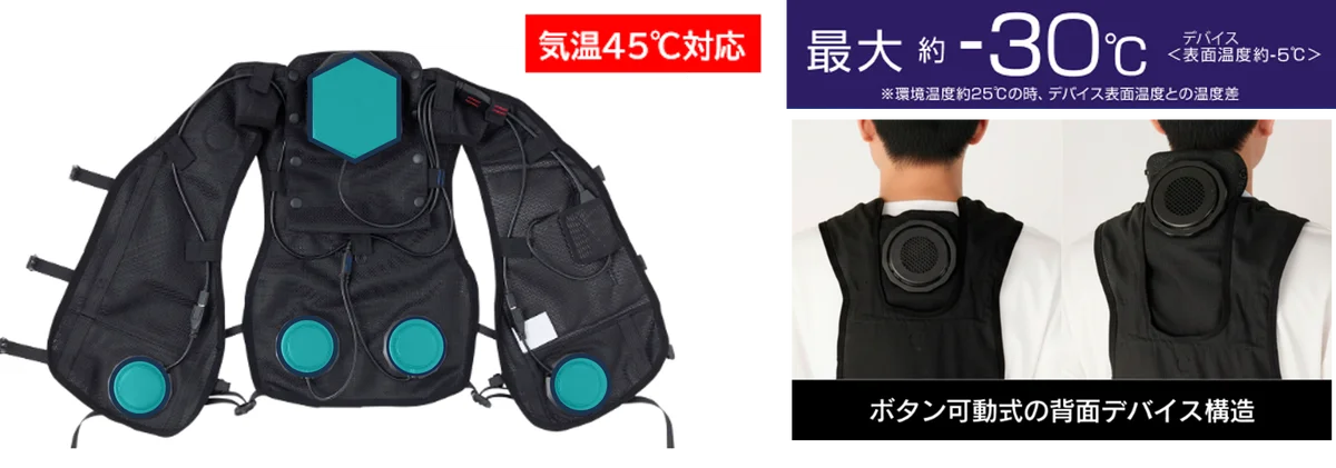 災害級の暑さ！気温４５℃再現ブースで最新の冷却機能を体験‼「ワークマンペルチェ半導体冷房服試着・体験会」開催！ 画像 2