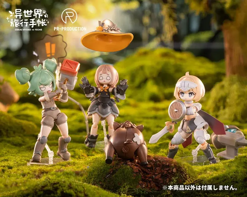 『異世界旅行手帳』より、「04 新人レンジャーレベッカ・ヒル」プラスチックキットが登場。 画像 23