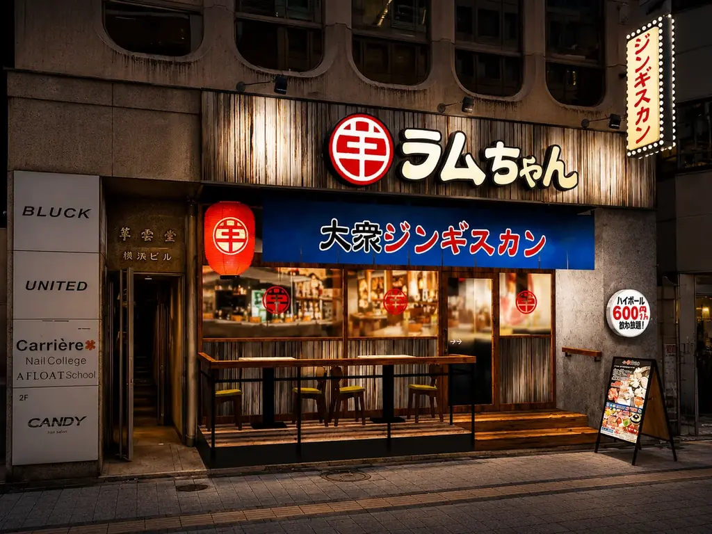 店舗数日本一のジンギスカン専門チェーンが横浜に誕生！『大衆ジンギスカン酒場ラムちゃん 横浜店』6月10日(水)オープン 画像 2