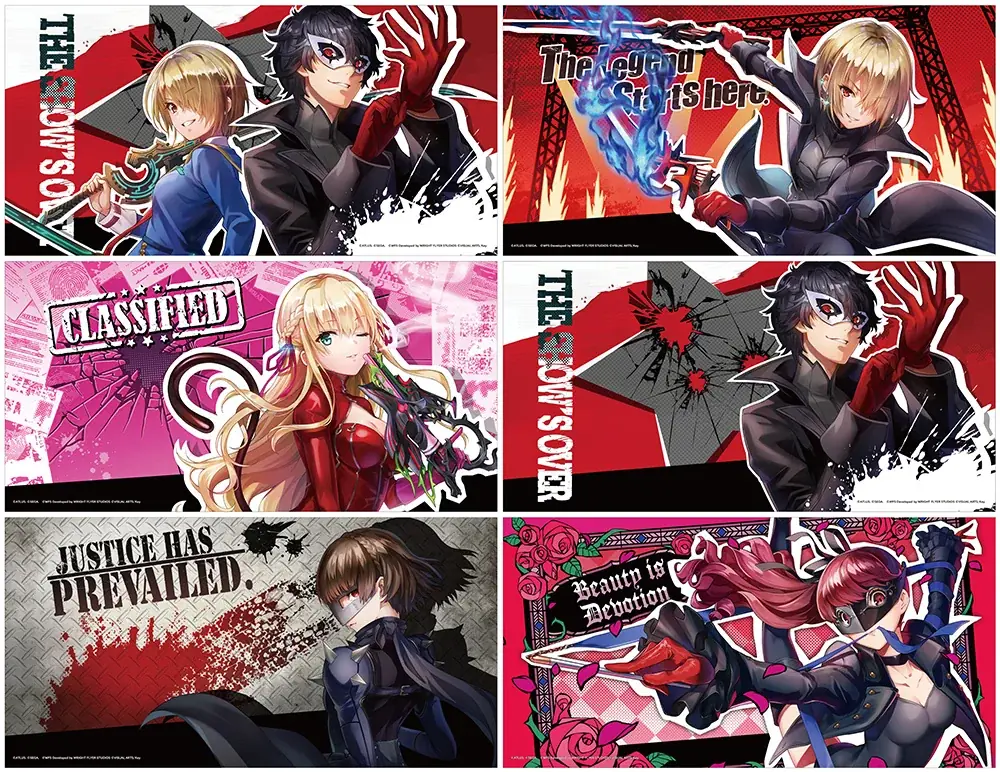 『ヘブンバーンズレッド』×『ペルソナ５ ザ・ロイヤル』コラボの描き下ろしイラストを使用した新商品が、アニメイトで6月6日発売！　さらに、一部店舗ではフェアも開催!! 画像 5