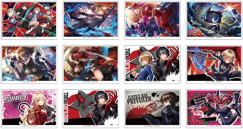 『ヘブンバーンズレッド』×『ペルソナ５ ザ・ロイヤル』コラボの描き下ろしイラストを使用した新商品が、アニメイトで6月6日発売！　さらに、一部店舗ではフェアも開催!! 画像 6