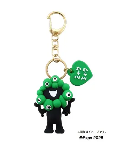 【EXPO2025 公式ライセンス商品】黒ミャクミャクの新商品「立体キーホルダーとボールチェーンマスコット（推しカラー）」が新登場！ 画像 6