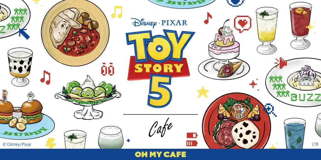 ディズニー&ピクサーの最新作『トイ・ストーリー5』の公開にあわせてスペシャルなカフェが東京・大阪・愛知・宮城に登場！「トイ・ストーリー5」OH MY CAFE期間限定オープン！！ 画像 5
