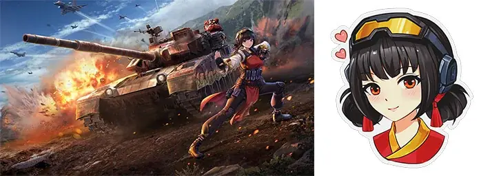 DMM GAMESがサービスを展開しているPC/PS4＆PS5マルチコンバットオンラインゲーム『War Thunder』の美少女戦士「戦雷乙女」新エピ＆新キャラCGアニメーションPV特別映像公開記念！ 画像 5