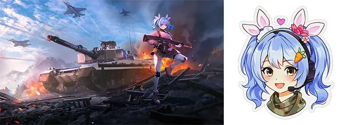 DMM GAMESがサービスを展開しているPC/PS4＆PS5マルチコンバットオンラインゲーム『War Thunder』の美少女戦士「戦雷乙女」新エピ＆新キャラCGアニメーションPV特別映像公開記念！ 画像 6