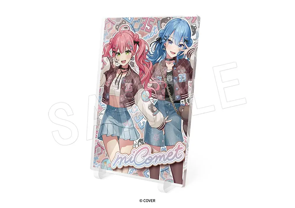 ホロライブ「miComet」とJOYSOUNDのコラボレーションが開催決定！さくらみこ・星街すいせいの「等身アクリルスタンド」などの新作オリジナルグッズが登場！ 画像 11