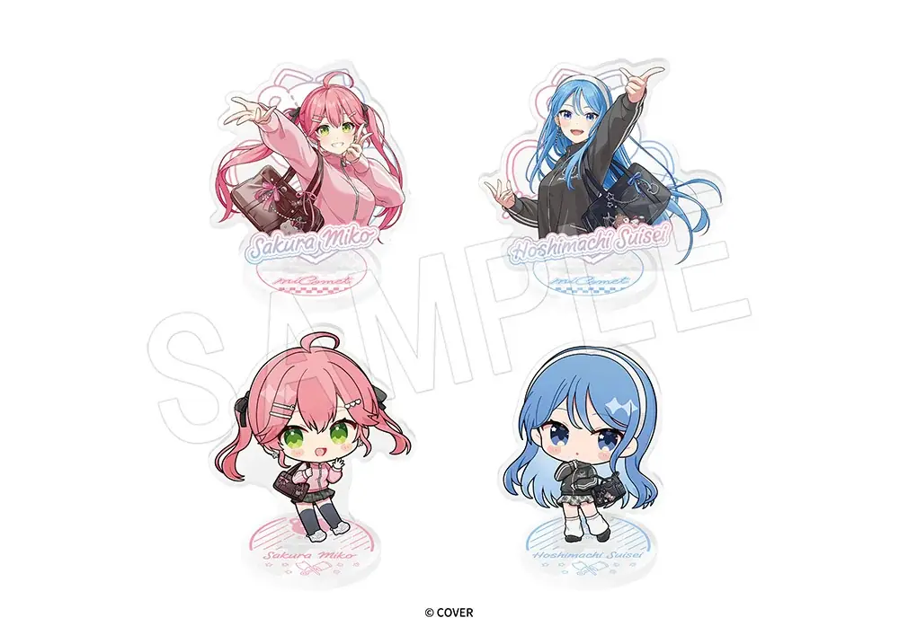 ホロライブ「miComet」とJOYSOUNDのコラボレーションが開催決定！さくらみこ・星街すいせいの「等身アクリルスタンド」などの新作オリジナルグッズが登場！ 画像 17