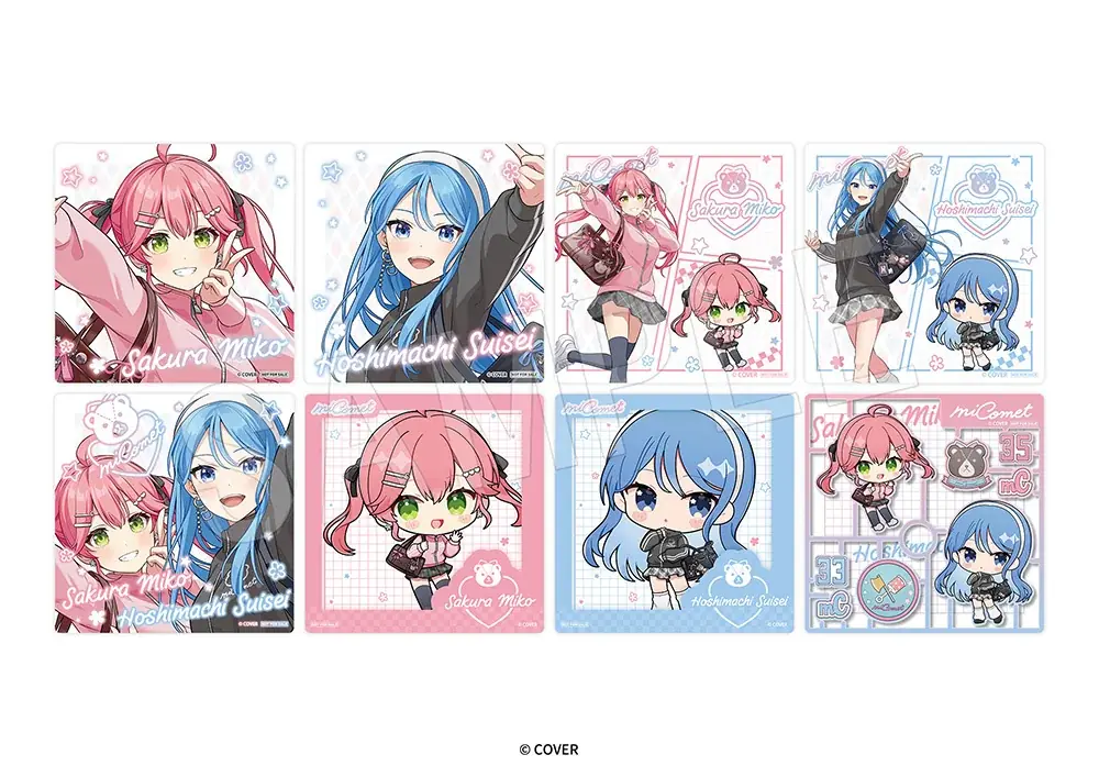 ホロライブ「miComet」とJOYSOUNDのコラボレーションが開催決定！さくらみこ・星街すいせいの「等身アクリルスタンド」などの新作オリジナルグッズが登場！ 画像 4