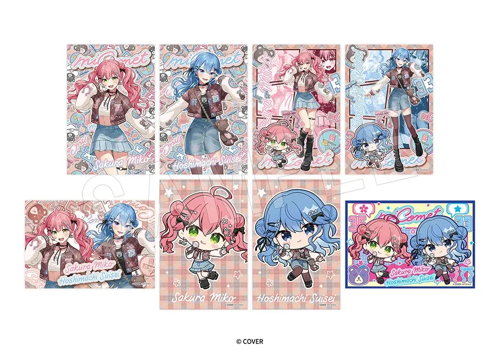 ホロライブ「miComet」とJOYSOUNDのコラボレーションが開催決定！さくらみこ・星街すいせいの「等身アクリルスタンド」などの新作オリジナルグッズが登場！ 画像 6
