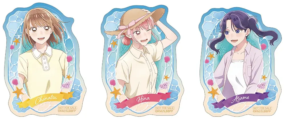 新シーズン放送も控えたTVアニメ「アオのハコ」の新作Tシャツが、8月8日より発売！　千夏の描きおろしイラストや名場面をデザインした3種をラインナップ!! 画像 3