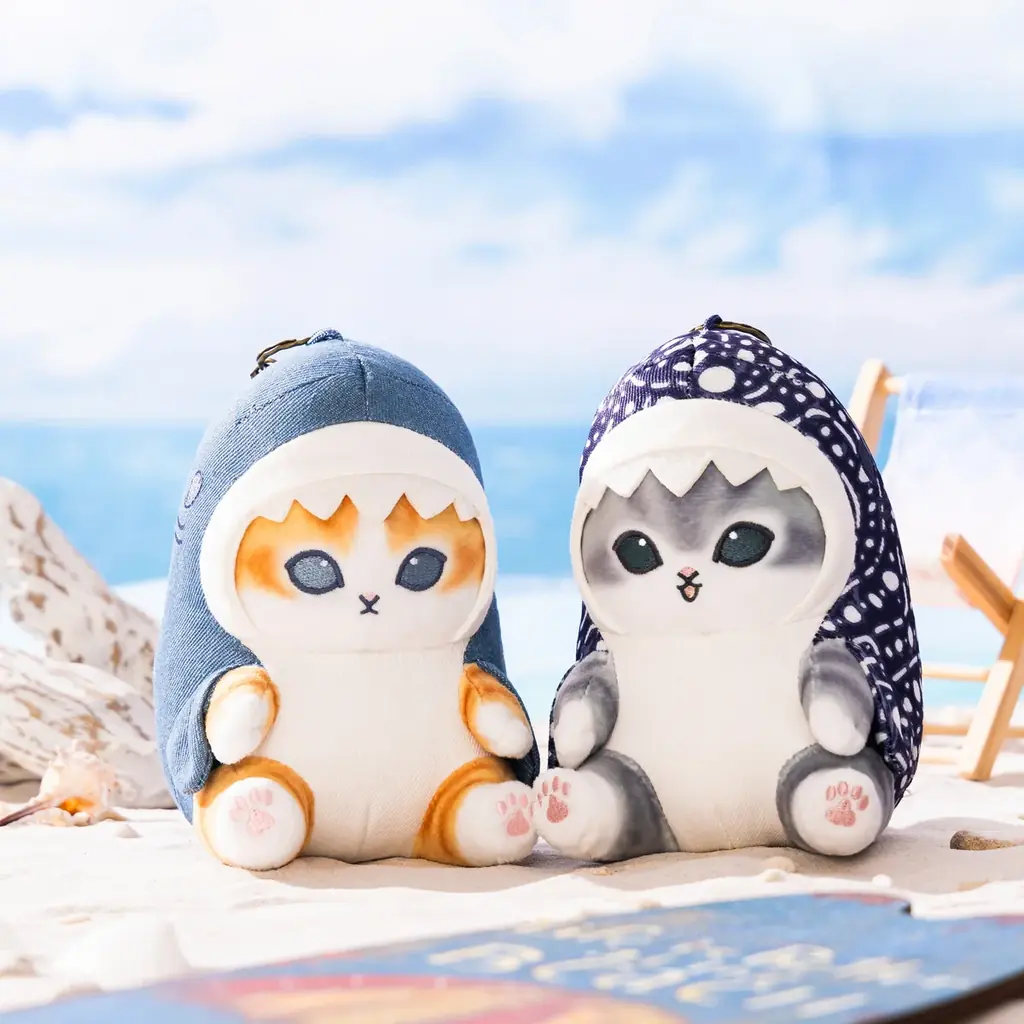 6/26発売｜mofusand新作『BOARD SHARK！』サメにゃんのサーフ柄