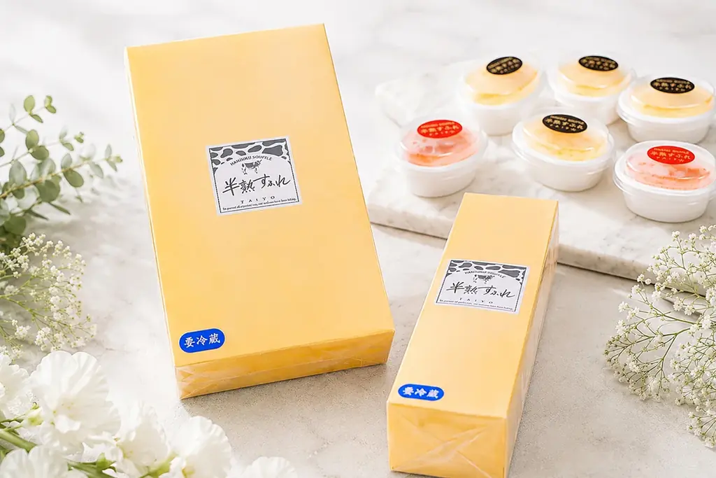 【ギャップ、えぐすぎる。】スフレなのに、濃厚すぎる。17年のロングセラー「半熟すふれ」に新作「いちご」が登場！ 画像 21
