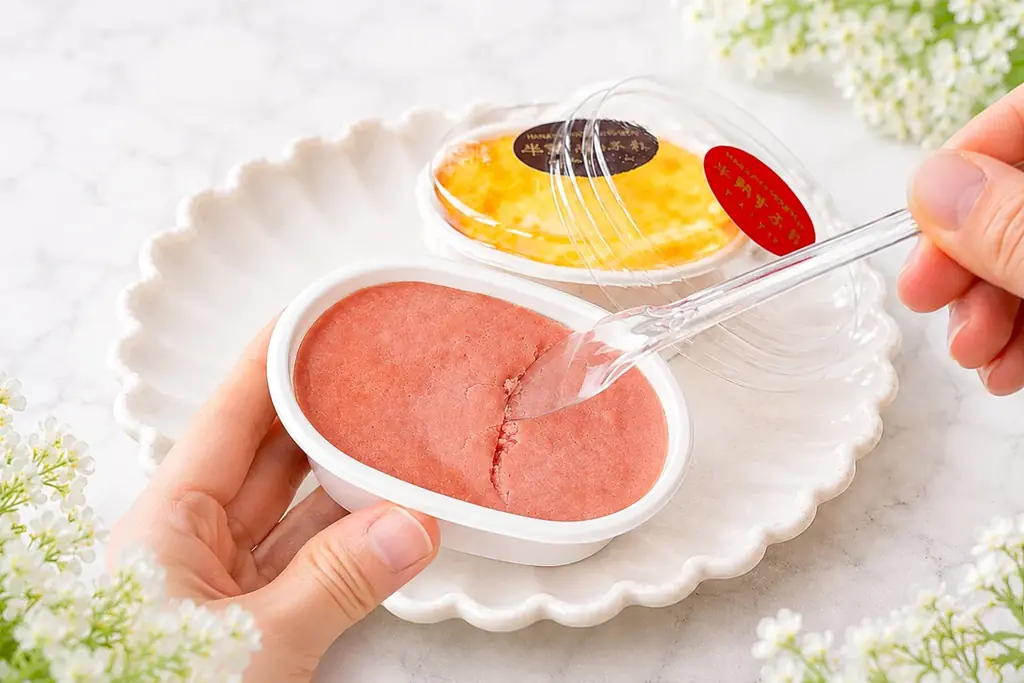 【ギャップ、えぐすぎる。】スフレなのに、濃厚すぎる。17年のロングセラー「半熟すふれ」に新作「いちご」が登場！ 画像 4