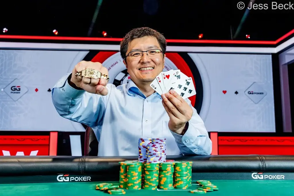木原直哉がWSOPで優勝　通算2度目のブレスレット獲得