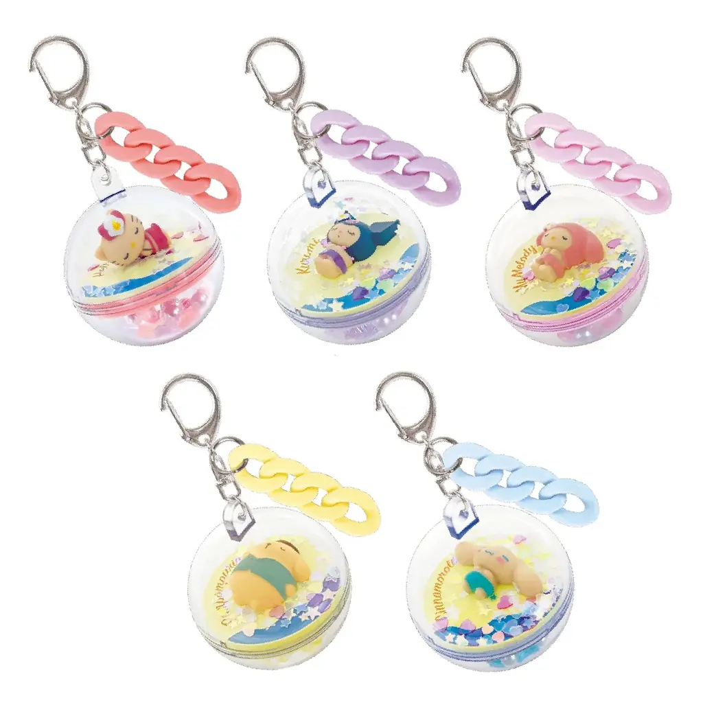 『サンリオキャラクターズ』こんがり日焼けデザインのカプセルトイが登場！ 夏にぴったりの「日焼けすやすやカプセルキーチェーン」を６月11日（木）よりかぷえぼ限定で展開開始 画像 3