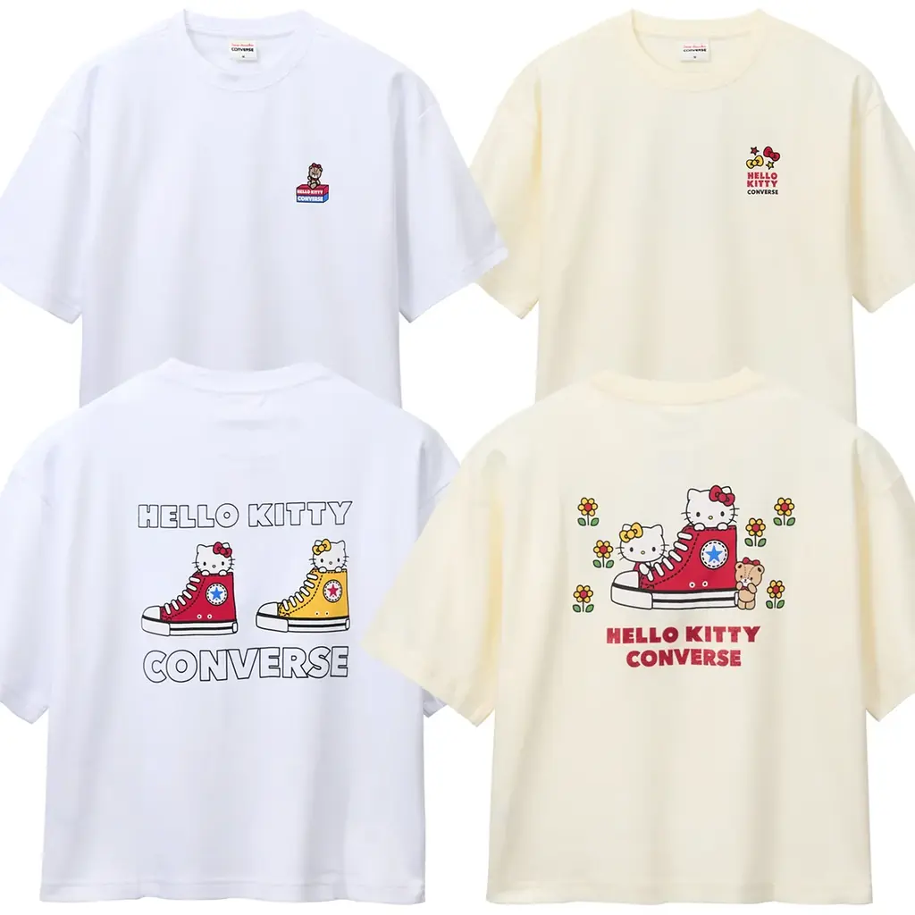 PLAZA限定！クラシックでカジュアルな「CONVERSE×HELLO KITTY」アパレルコレクション発売 画像 5