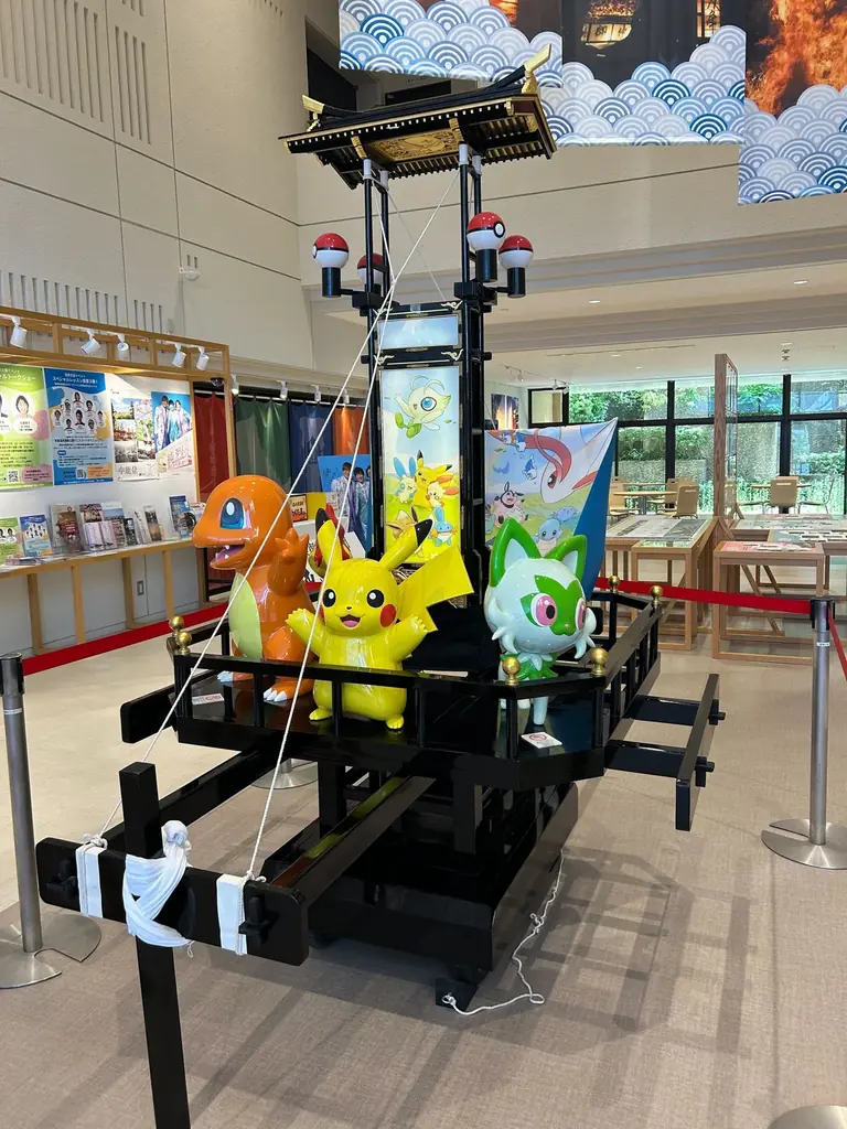 石川県・和倉温泉お祭り会館で「ポケモンこどもキリコ」を展示 画像 2