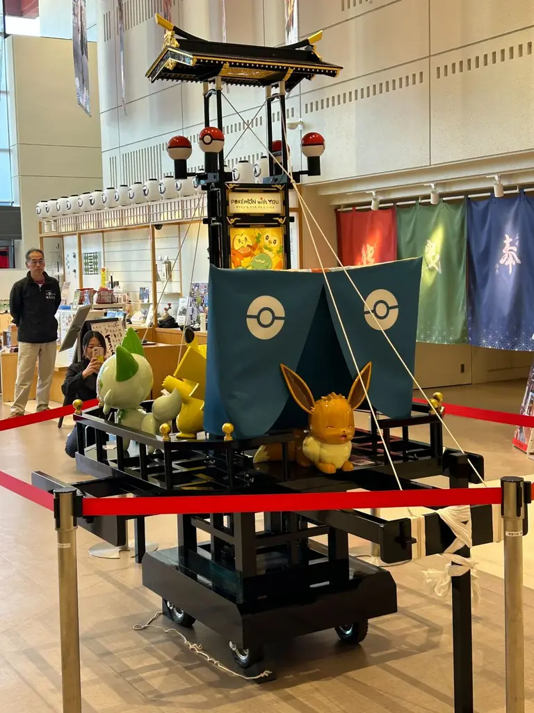 石川県・和倉温泉お祭り会館で「ポケモンこどもキリコ」を展示 画像 3