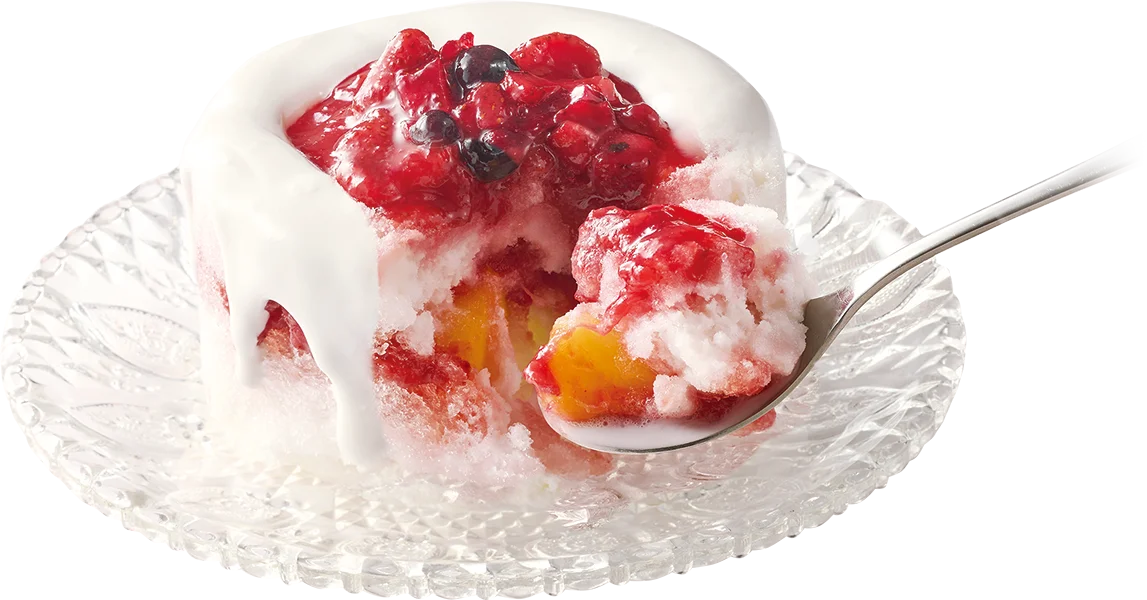 【ジョナサン】かき氷がショートケーキに⁉進化系かき氷誕生！ふわっほろ『純氷ドルチェ-淡雪-』新登場 画像 3