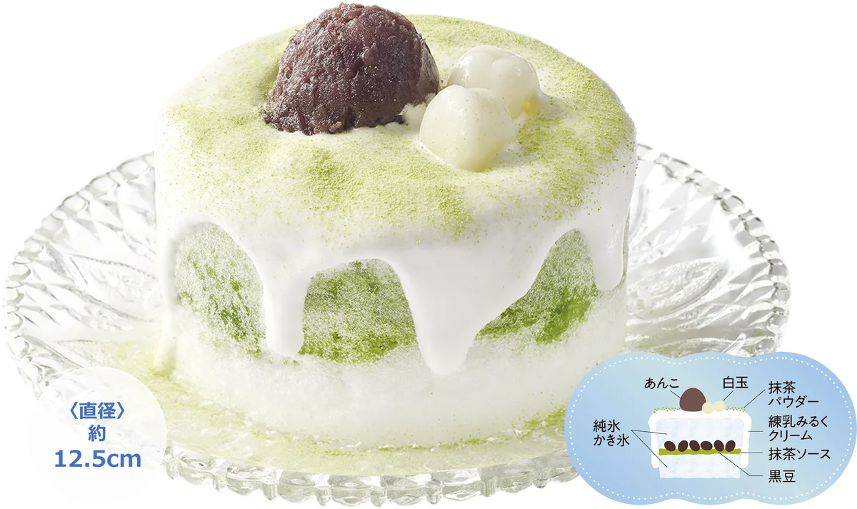 【ジョナサン】かき氷がショートケーキに⁉進化系かき氷誕生！ふわっほろ『純氷ドルチェ-淡雪-』新登場 画像 4