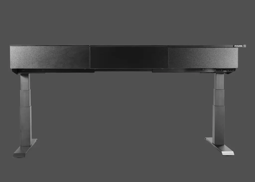 “デバイス愛”を可視化！電動昇降デスク用天板に、ガラス天面＆大容量引き出しを備えた『ショーケースタイプ』が新登場！ 画像 19