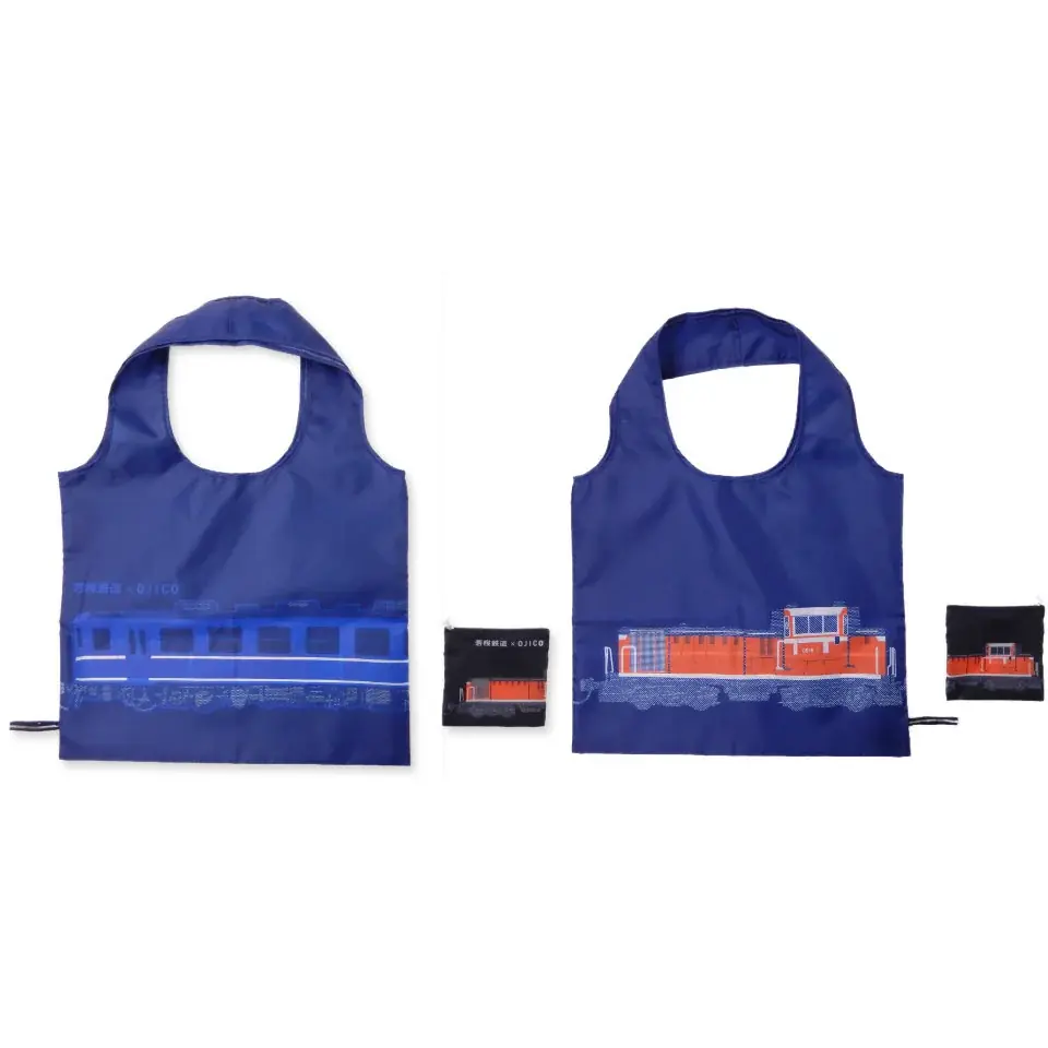 6月10日発売｜若桜鉄道×OJICOの機関車柄エコバッグ