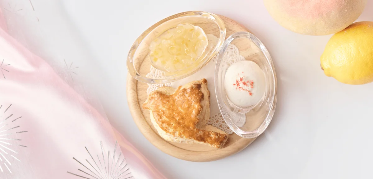 【voco大阪セントラル】ひと夏の初恋を閉じ込めた、白桃とレモンの甘酸っぱいアフタヌーンティーが7月1日より期間限定で登場。 画像 10