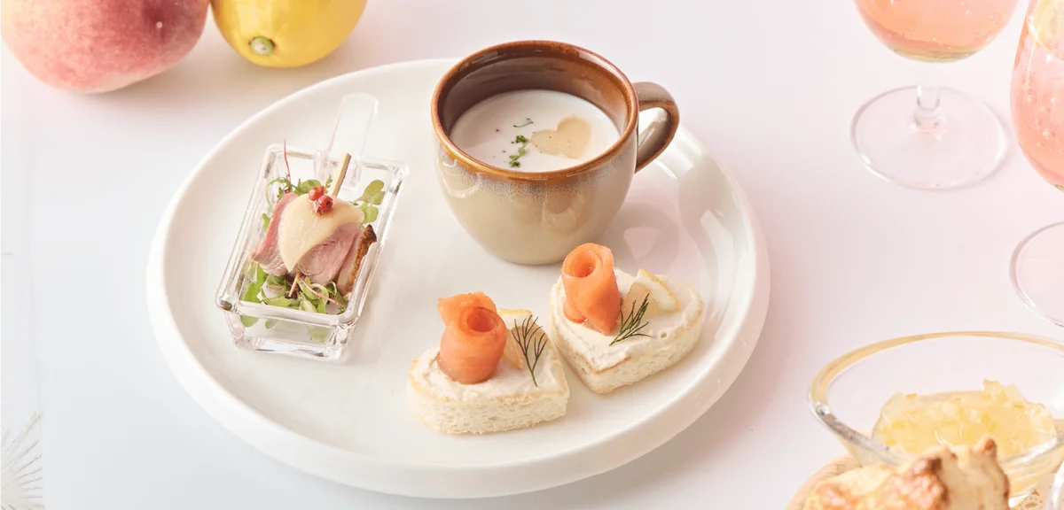 【voco大阪セントラル】ひと夏の初恋を閉じ込めた、白桃とレモンの甘酸っぱいアフタヌーンティーが7月1日より期間限定で登場。 画像 9