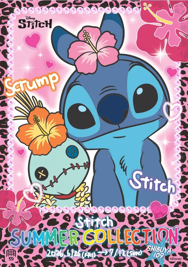 6/26開始｜SHIBUYA109でDisney Stitch夏コレ